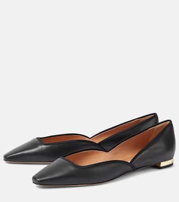 Maia leather ballet flats | Aquazzura