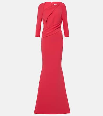 Robe longue Pollina en crêpe | Safiyaa