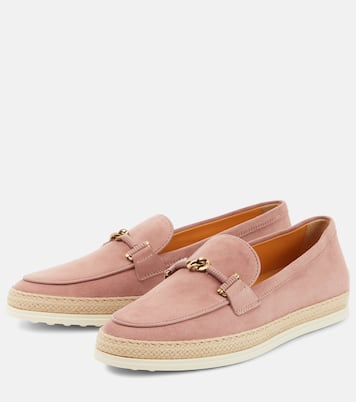 Espadrilles T Ring aus Veloursleder | Tod's