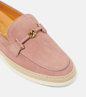Espadrilles T Ring aus Veloursleder | Tod's