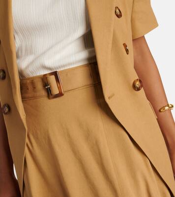 Midirock Arwen aus einem Leinengemisch | Veronica Beard