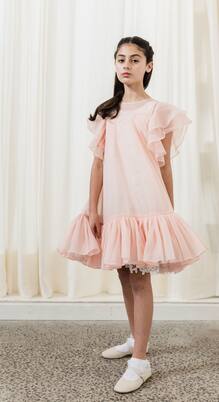 Organza dress and lace slip dress set | Petite Amalie  