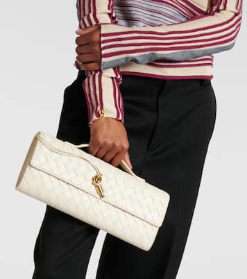 Pochette Andiamo Intrecciato en cuir | Bottega Veneta