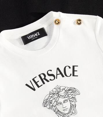 Medusa Milano cotton jersey dress | Versace Kids