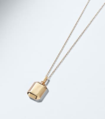Initial 14kt yellow gold pendant necklace | Mateo