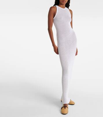 Maxikleid aus Häkelstrick | Alaïa