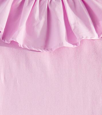 Reca ruffled cotton-blend top | Molo