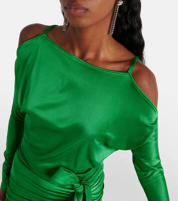 Robe longue en satin | Rabanne