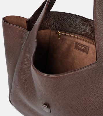 Le 5 à 7 Bea Large leather shopper | Saint Laurent