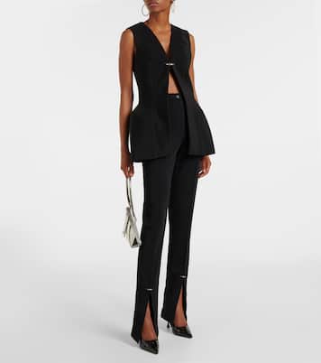 Schmale High-Rise-Hose | Mugler