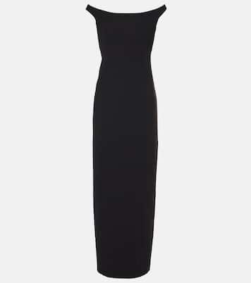 Robe longue à encolure bardot | Toteme