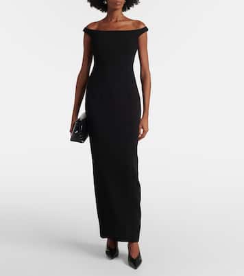 Robe longue à encolure bardot | Toteme