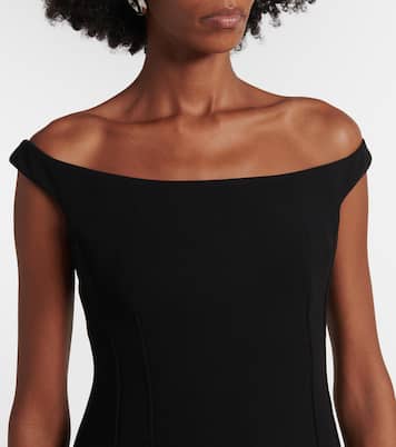 Robe longue à encolure bardot | Toteme