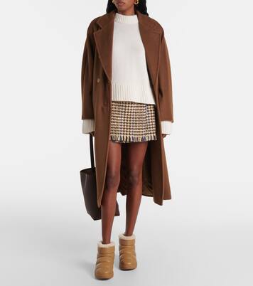 Schneestiefel Xan aus Leder mit Shearling | Jimmy Choo