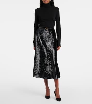 Midirock aus Lamé | Polo Ralph Lauren