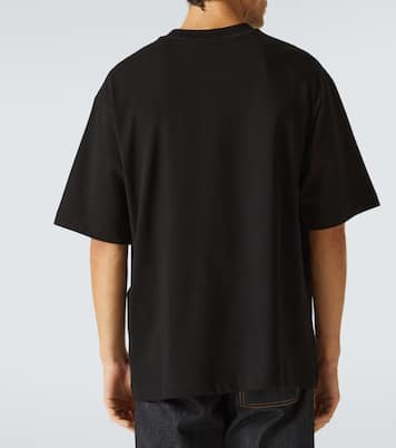 T-shirt in jersey di cotone con logo | Gucci