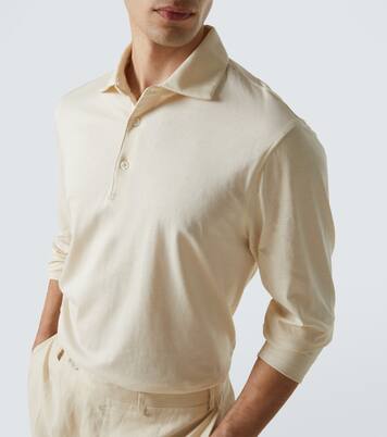 Polo de algodón y seda | Lardini