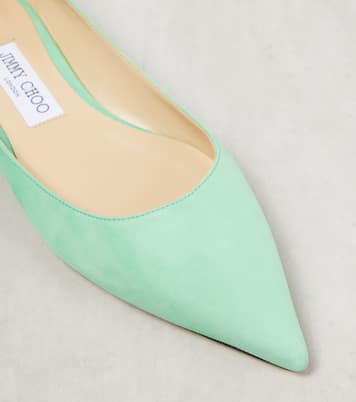 Love suede ballet flats | Jimmy Choo