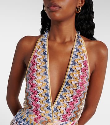 Zigzag lamé romper | Missoni