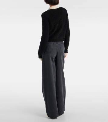 Cropped-Cardigan aus Strick | Self-Portrait