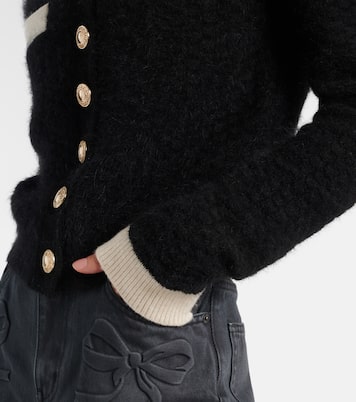 Cropped-Cardigan aus Strick | Self-Portrait