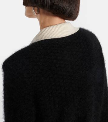 Cropped-Cardigan aus Strick | Self-Portrait