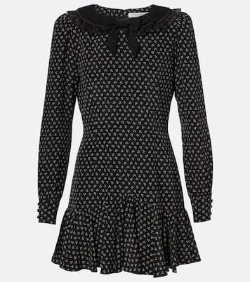 Bedrucktes Minikleid aus Seide | Alessandra Rich