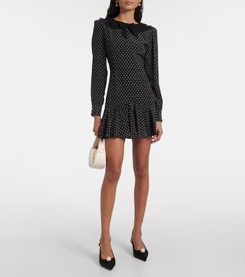 Bedrucktes Minikleid aus Seide | Alessandra Rich