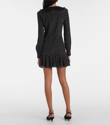 Bedrucktes Minikleid aus Seide | Alessandra Rich