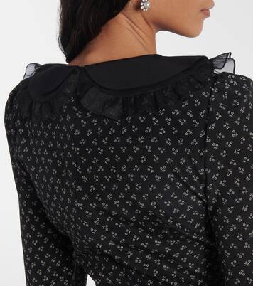 Bedrucktes Minikleid aus Seide | Alessandra Rich