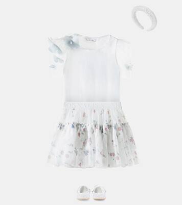 Floral tulle skirt | Monnalisa