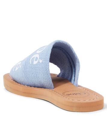 Pantoletten Chloé Woody | Chloé Kids