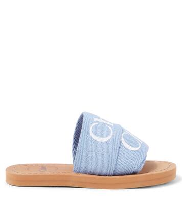 Pantoletten Chloé Woody | Chloé Kids