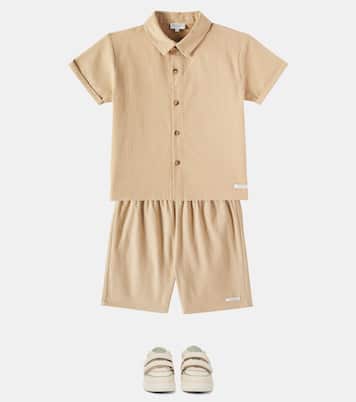 Brammie striped cotton shirt | Donsje