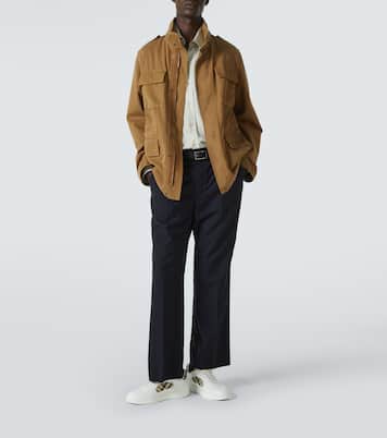 Terrace Burberry Check EKD leather sneakers | Burberry