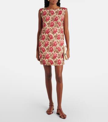 Robe Rosalie en lin à fleurs | Posse