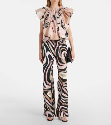 Emilio 95 eyelet suede sandals | Pucci