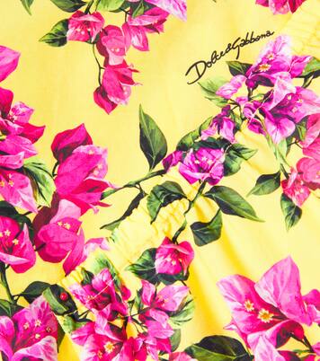 Baby Taormina cotton dress and bloomers set | Dolce&Gabbana Kids