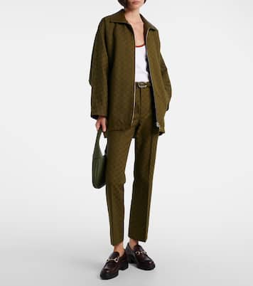 Horsebit leather penny loafers | Gucci