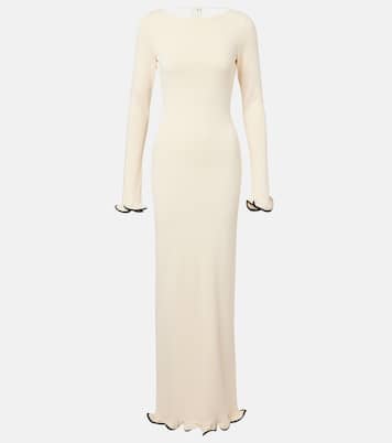 Knitted ruffled maxi dress | Same