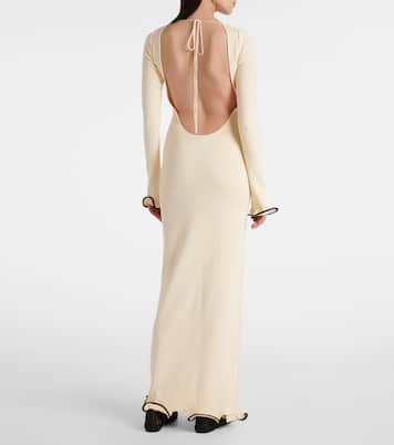 Knitted ruffled maxi dress | Same