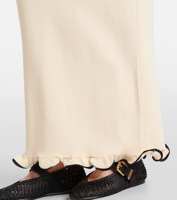 Knitted ruffled maxi dress | Same