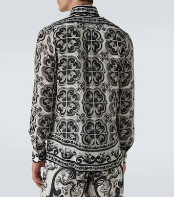 Martini Majolica silk twill shirt | Dolce&Gabbana