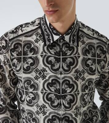 Martini Majolica silk twill shirt | Dolce&Gabbana