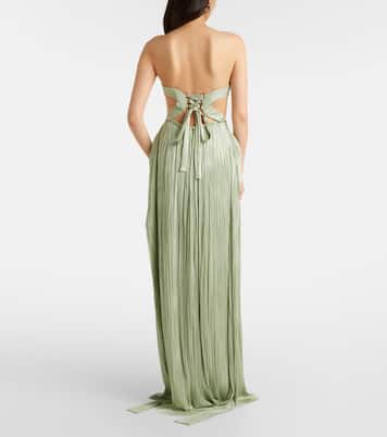 Robe bustier Kamina en tulle de soie | Maria Lucia Hohan