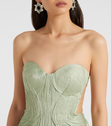 Robe bustier Kamina en tulle de soie | Maria Lucia Hohan