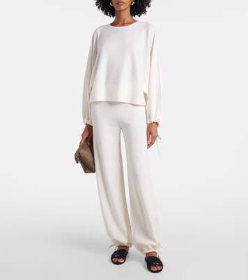 Weite Hose aus Schurwolle | Max Mara