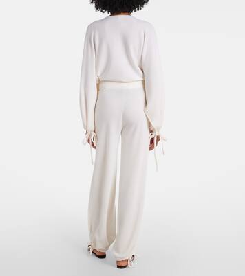 Weite Hose aus Schurwolle | Max Mara