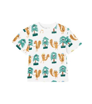 Printed cotton jersey T-shirt | Stella McCartney Kids