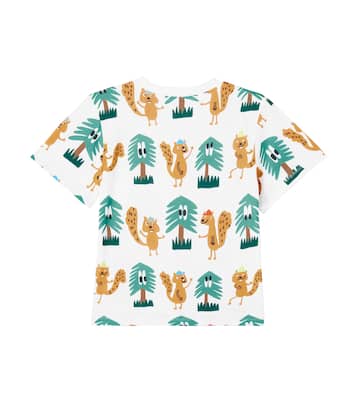 Printed cotton jersey T-shirt | Stella McCartney Kids